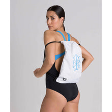 Load image into Gallery viewer, arena-og-team-swimbag-white-turquoise-003883-600-ontario-swim-hub-2