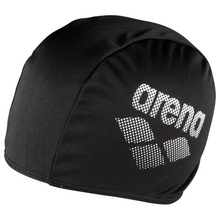 Load image into Gallery viewer,     arena-polyester-ii-cap-black-002467-500-ontario-swim-hub-1