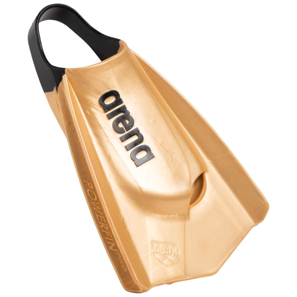 ARENA 50TH POWERFIN PRO II SWIM FINS GOLD OntarioSwimHub
