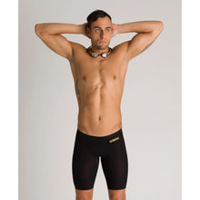 Load image into Gallery viewer, arena Race Suit for Men in Black - Men’s Powerskin Carbon Air2 Jammer model front