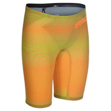 Load image into Gallery viewer, arena Race Suit for Men in Yellow & Orange - Men’s Powerskin Carbon Air2 Jammer front right