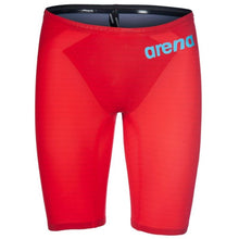 Load image into Gallery viewer, arena Race Suit for Men in Red - Men’s Powerskin Carbon Air2 Jammer front
