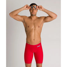 Load image into Gallery viewer, arena Race Suit for Men in Red - Men’s Powerskin Carbon Air2 Jammer model front