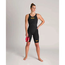 Load image into Gallery viewer,     arena-powerskin-carbon-glide-race-suit-open-back-tech-suit-black-gold-003663-105-ontario-swim-hub-9