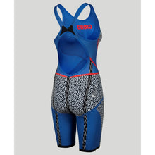 Load image into Gallery viewer, arena-powerskin-carbon-glide-race-suit-open-back-tech-suit-ocean-blue-003663-730-ontario-swim-hub-15
