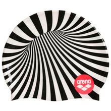 Load image into Gallery viewer, arena-print-2-swimming-cap-crazy-illusion-1e368-257-ontario-swim-hub-1