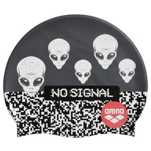 Load image into Gallery viewer, alien swim cap - arena crazy signal