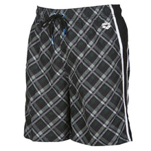 Load image into Gallery viewer, MEN'S PRINTED CHECK BERMUDA SWIM SHORTS - OntarioSwimHub