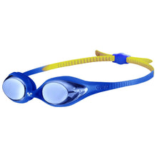 Load image into Gallery viewer, arena-spider-jr-mirror-goggles-blue-yellow-1e362-73-ontario-swim-hub-1