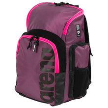 Load image into Gallery viewer, arena-spiky-iii-backpack-35-plum-neon-pink-005597-102-ontario-swim-hub-1