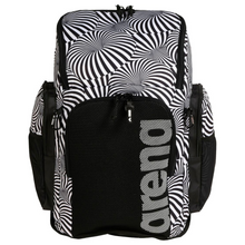 Load image into Gallery viewer, arena-team-backpack-45-allover-crazy-illusion-002437-141-ontario-swim-hub-1
