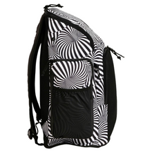 Load image into Gallery viewer, arena-team-backpack-45-allover-crazy-illusion-002437-141-ontario-swim-hub-8