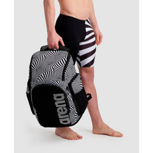 Load image into Gallery viewer, arena-team-backpack-45-allover-crazy-illusion-002437-141-ontario-swim-hub-9