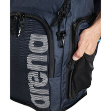 Load image into Gallery viewer, arena-team-backpack-45-navy-melange-002436-710-ontario-swim-hub-9