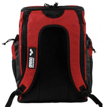 Load image into Gallery viewer, arena-team-backpack-45-red-melange-002436-400-ontario-swim-hub-4