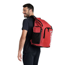 Load image into Gallery viewer,     arena-team-backpack-45-red-melange-002436-400-ontario-swim-hub-5
