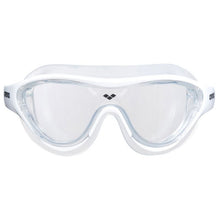 Load image into Gallery viewer, arena-the-one-jr-mask-clear-white-light-blue-004309-202-ontario-swim-hub-2