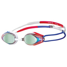 Load image into Gallery viewer, arena-tracks-mirror-goggles-gold-blue-red-92370-174-ontario-swim-hub-1