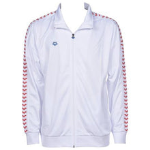 Load image into Gallery viewer, arena-unisex-oversized-team-jacket-white-white-red-002302-104-ontario-swim-hub-2