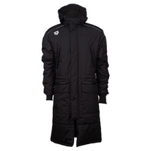 Load image into Gallery viewer,     arena-unisex-solid-team-parka-black-004914-500-ontario-swim-hub-1