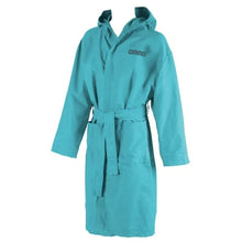 Load image into Gallery viewer, arena-unisex-zeal-bathrobe-mint-shark-50045-820-ontario-swim-hub-1