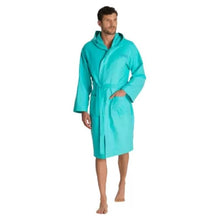 Load image into Gallery viewer, arena-unisex-zeal-bathrobe-mint-shark-50045-820-ontario-swim-hub-4