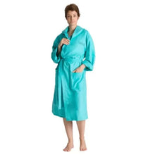 Load image into Gallery viewer, arena-unisex-zeal-bathrobe-mint-shark-50045-820-ontario-swim-hub-6