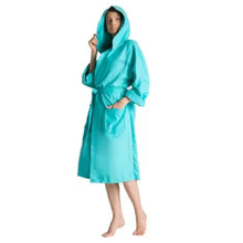Load image into Gallery viewer, arena-unisex-zeal-bathrobe-mint-shark-50045-820-ontario-swim-hub-7