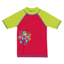 Load image into Gallery viewer, TODDLER GIRLS' UV SHORT SLEEVE WATER SHIRT - OntarioSwimHub