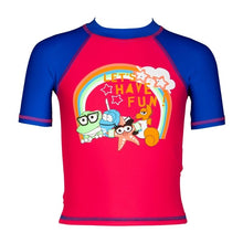 Load image into Gallery viewer, TODDLER GIRLS' UV SHORT SLEEVE WATER SHIRT - OntarioSwimHub