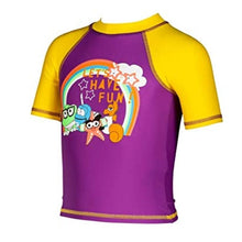 Load image into Gallery viewer, TODDLER GIRLS' UV SHORT SLEEVE WATER SHIRT - OntarioSwimHub