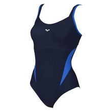 Load image into Gallery viewer, ONLY SIZE 32 - WOMEN'S AGATE STRAP BACK - NAVY - OntarioSwimHub