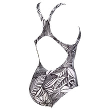 Load image into Gallery viewer, arena-womens-allover-tropical-print-swim-pro-back-one-piece-swimsuit-black-multi-005032-510-ontario-swim-hub-3