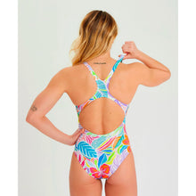 Load image into Gallery viewer, arena-womens-allover-tropical-print-swim-pro-back-one-piece-swimsuit-white-multi-005032-510-ontario-swim-hub-6