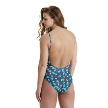 Load image into Gallery viewer, arena-womens-allover-u-back-one-piece-swimsuit-asphalt-multi-005173-550-ontario-swim-hub-3