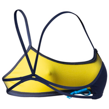 Load image into Gallery viewer, arena-womens-bandeau-play-bikini-top-navy-yellow-star-006464-730-ontario-swim-hub-3