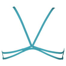 Load image into Gallery viewer, arena-womens-bandeau-play-bikini-top-persian-green-yellow-star-001110-643-ontario-swim-hub-4