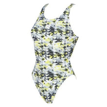 Load image into Gallery viewer, ONLY SIZE 28 - WOMEN'S CAMOUFLAGE TECH BACK - BLACK - OntarioSwimHub