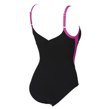 Load image into Gallery viewer, ONLY SIZE 32 - WOMEN'S CARLA WING BACK - BLACK/ROSE VIOLET - OntarioSwimHub