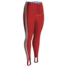 Load image into Gallery viewer, arena-womens-caroline-team-stirrup-pants-red-white-001228-401-ontario-swim-hub-1