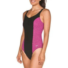 Load image into Gallery viewer, ONLY SIZE 32 - WOMEN'S CLIO SQUARED BACK - BLACK - OntarioSwimHub