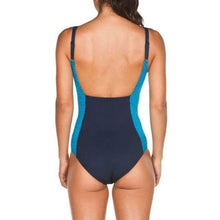 Load image into Gallery viewer, ONLY SIZE 32 - WOMEN'S CLIO SQUARED BACK - NAVY - OntarioSwimHub
