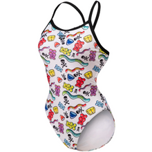 Load image into Gallery viewer, arena-womens-crazy-arena-swimsuit-gummy-black-white-multi-006387-510-ontario-swim-hub-1