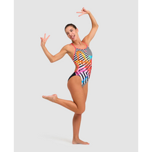 Load image into Gallery viewer, arena-womens-crazy-arena-swimsuit-octopus-black-floreale-white-multi-006382-561-ontario-swim-hub-7