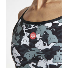 Load image into Gallery viewer, WOMEN'S CRAZY CAMO CATS SUPERFLY BACK