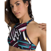 Load image into Gallery viewer, arena-womens-crop-think-bikini-top-freak-rose-multi-001111-950-ontario-swim-hub-6