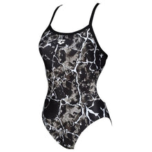 Load image into Gallery viewer, arena-womens-earth-texture-challenge-back-one-piece-swimsuit-black-multi-004613-550-ontario-swim-hub-1