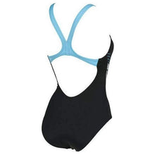 Load image into Gallery viewer, ONLY SIZE 32 - WOMEN'S FLUIDS ONE-PIECE SWIMSUIT - BLACK - OntarioSwimHub