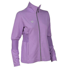 Load image into Gallery viewer, WOMEN'S RIB INSERT FULL ZIP JACKET - OntarioSwimHub