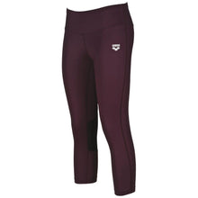 Load image into Gallery viewer, arena-womens-gym-three-quarter-tights-red-wine-black-001618-435-ontario-swim-hub-1